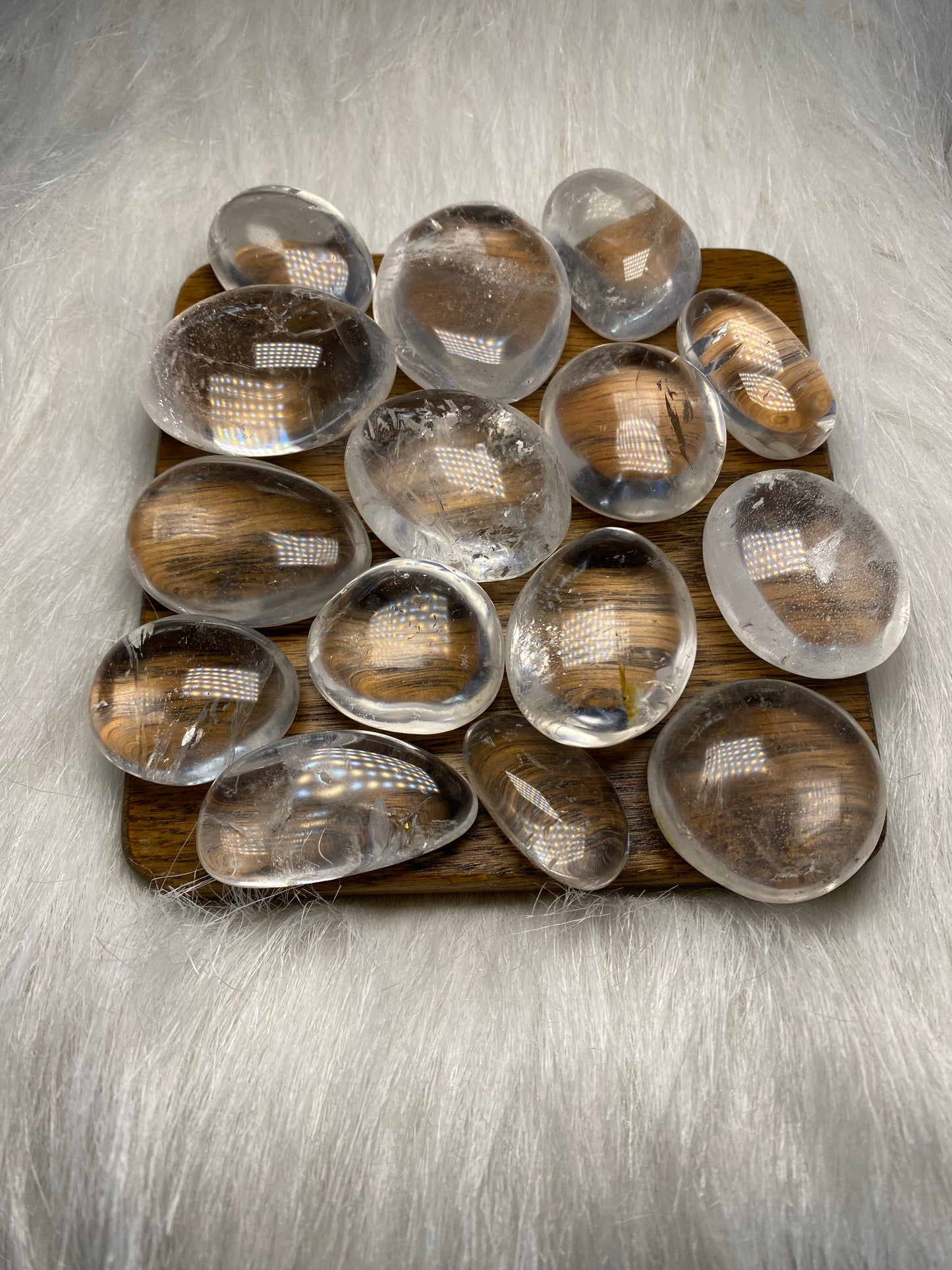 Clear Quartz Tumbles
