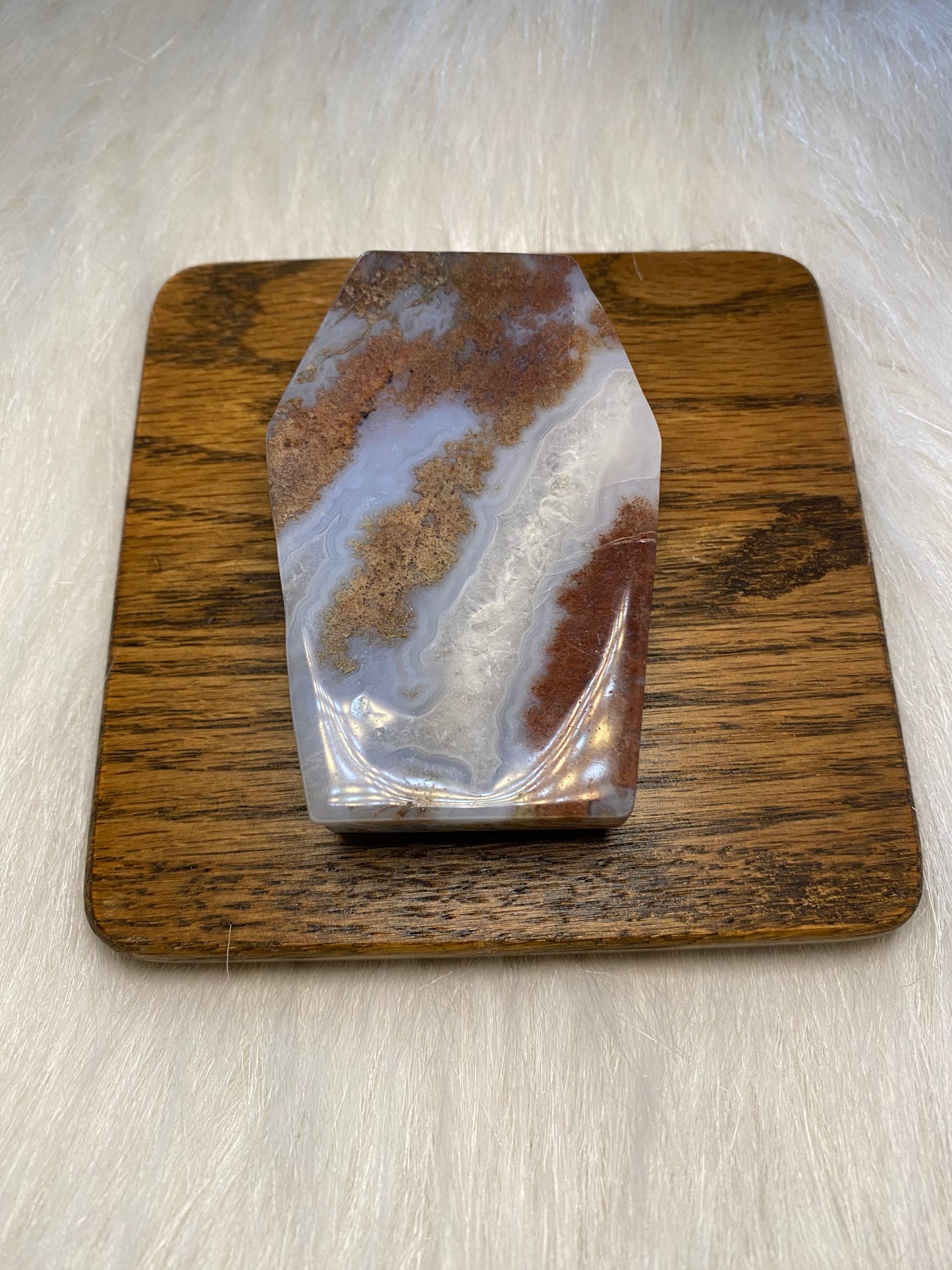 Moss Agate Coffin Bowls