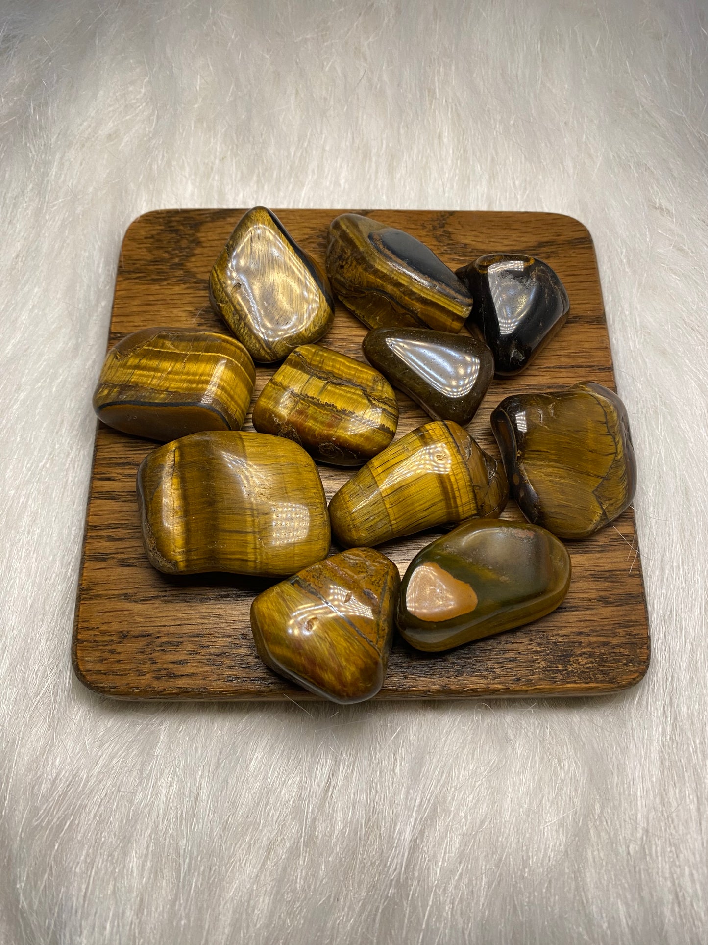 Small Tigers Eye Tumbles