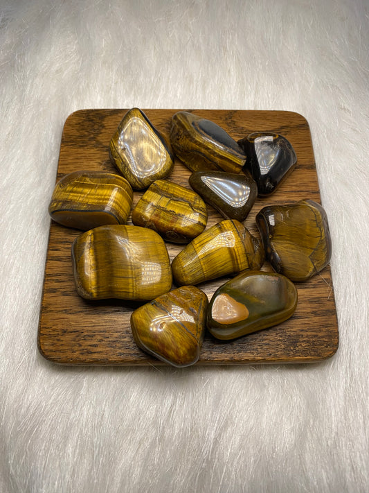 Small Tigers Eye Tumbles