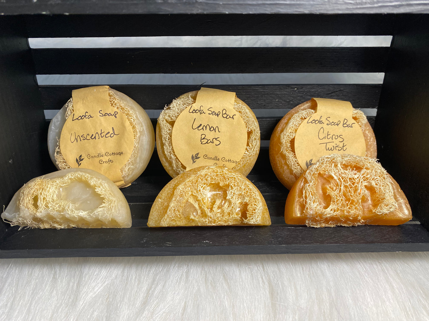 Loofa bar soap