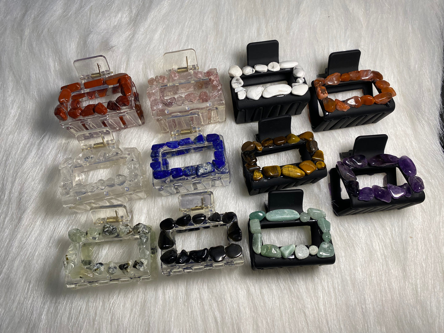 Crystal Claw Clips