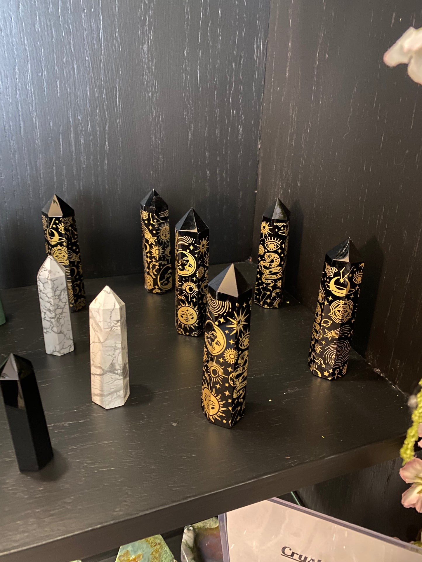 Gold Celestial Obsidian Tower