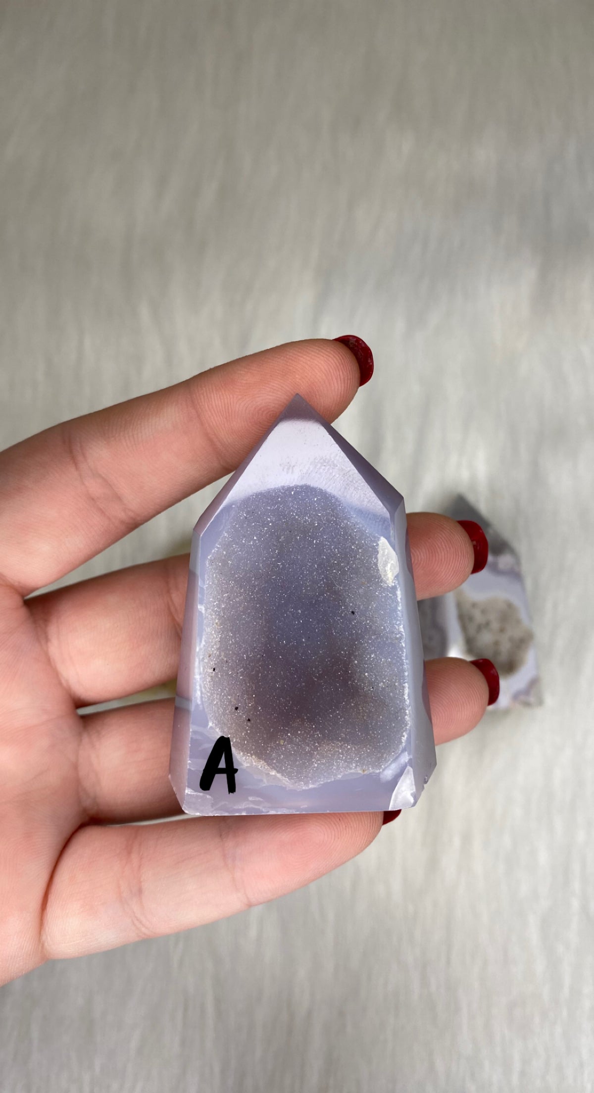 Medium Druzy Agate Tower