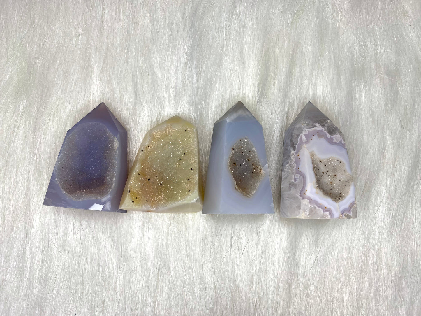 Medium Druzy Agate Tower