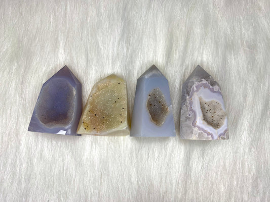 Medium Druzy Agate Tower