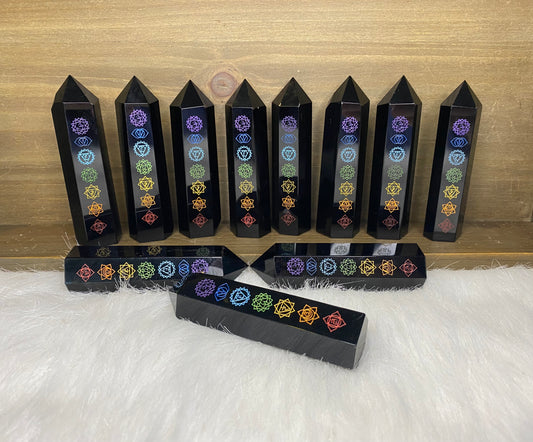 Obsidian Chakra Tower