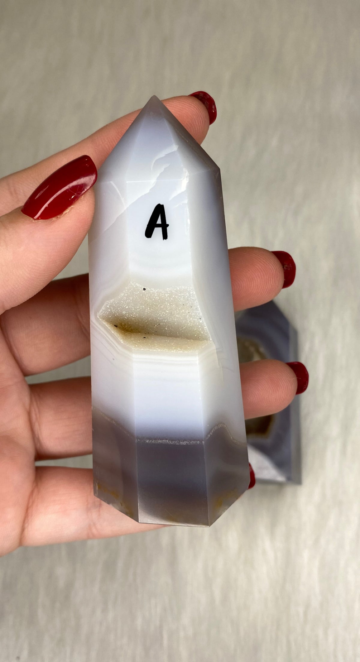Large Druzy Agate Towers