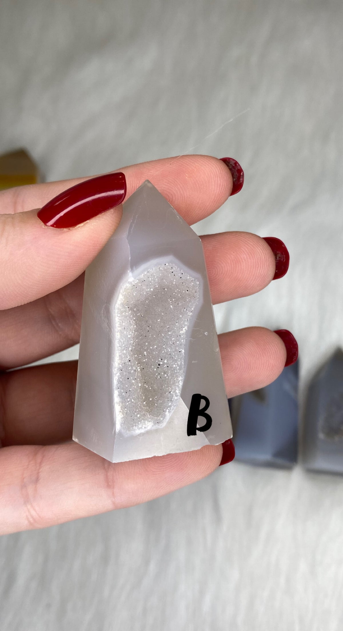 Small Druzy Agate Towers